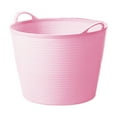 thumbnail image 1 of Holloyiver Laundry Basket 15L Durable and Flexible, Portable Round Bin, Hamper for Storage for Closet Dorm Laundry Room Bedroom, Pink, 1 of 8