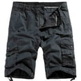 thumbnail image 1 of Holloyiver Mens Work Shorts 9" Work Pants for Mens Portable Phone Charge Shorts Multi Pokets Cargo Shorts Comfy Cotton blend Shorts Dark Gray, 1 of 3