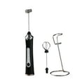thumbnail image 1 of Holloyiver Milk Frother Rechargeable With Stand, Handheld Electric Whisk Frother Mixer with 2 Stainless Whisks, 3 Speed Adjustable Foam Maker for Coffee Matcha Latte Cappuccino Hot Chocolate, 1 of 8