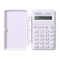 thumbnail image 1 of Holloyiver Mini Standard Calculator 12 Digit With Lid, Battery Operated, Desk Calculator with Large LCD Display for Office, School, Home & Business Use, Automatic Sleep, 2.5x3.9In, 1 of 9