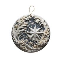 Holloyiver Nativity Scene Ornaments, Christmas Acrylic 3D Hanging Ornament Pendant for Xmas Tree Birth of Jesus Christian Decor Religious Gift for Family Friends and Christian