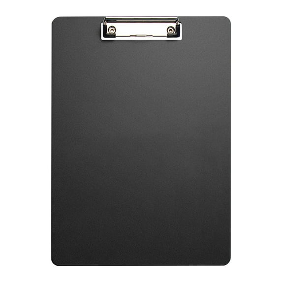 Holloyiver Plastic Clipboards, Hardboard Office Clipboards Bulk, Clip Boards Standard A4 Letter Size (9 x 12.2 Inches) with Low Profile Clip, Plastic Clipboards for Office, School, Hospital Supplies