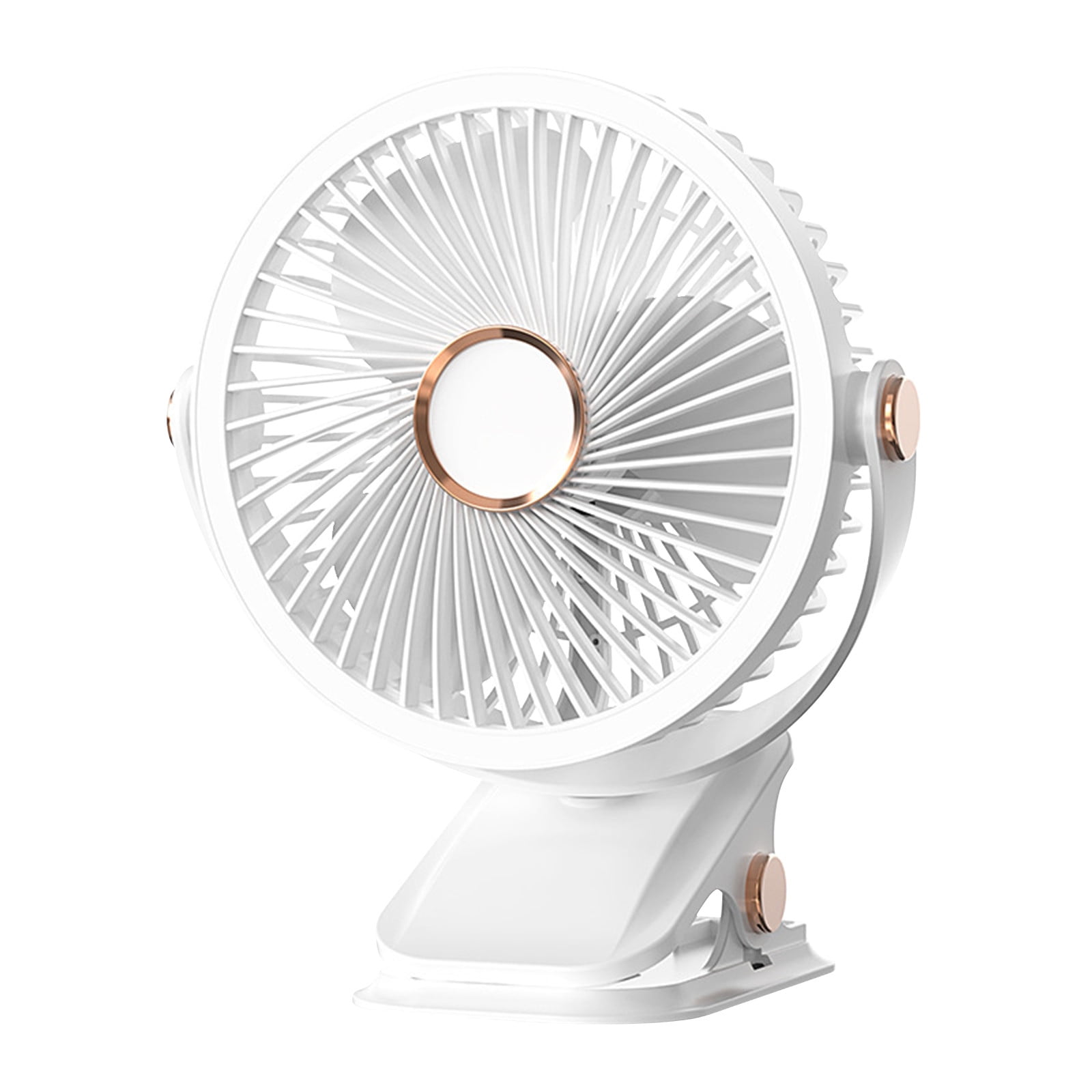 Holloyiver Portable Clip On Fan, Small USB Plug-in Operated, 3 Speed ...