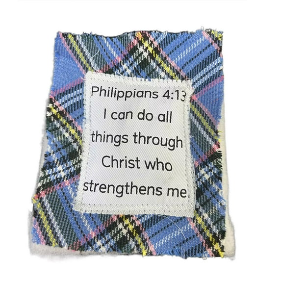 Holloyiver Prayer Quilt, Pocket Prayer Quilt, Pocket Prayer Quilt Inside, Vintage Prayer Quilt Squares, Handmade Colorful Sew, 3.9x4.7 Inch