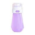 thumbnail image 1 of Holloyiver Silicone Travel Bottles, Leak Proof Squeezable Refillable Travel Accessories Toiletries Containers, Travel Size Cosmetic Tube for Shampoo Lotion Soap Liquids (Purple, 2oz), 1 of 6