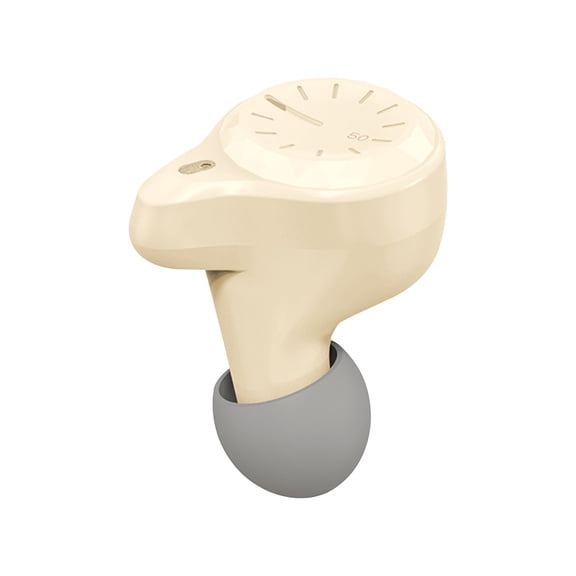 Holloyiver Single 5.3 Bluetooth Wireless Earbud, Mini Invisible in-Ear Wireless Bluetooth Headphone, Touch Design, 8D Surround Sound 18 Hours Long Battery Life for Sports Work and Sleep