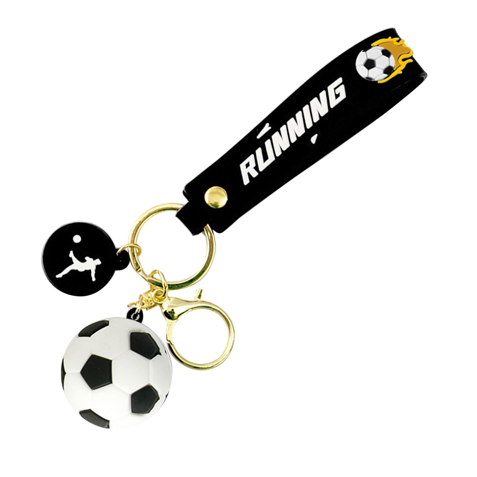 Holloyiver Soccer Keychain Gift, Novelty Key Chain for Boys Sports Fan ...
