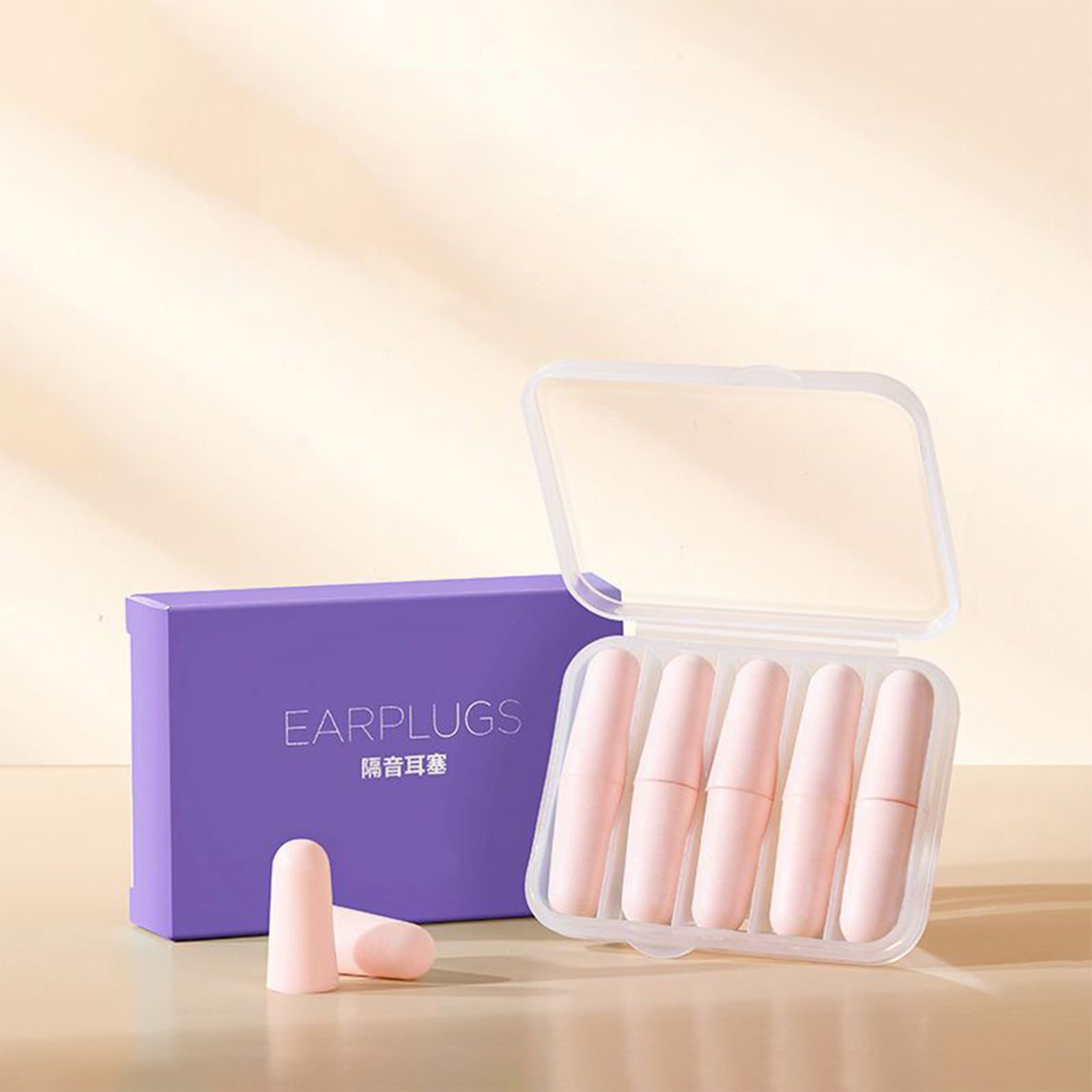 Holloyiver Soft Foam Ear Plugs for Sleep, Reusable Noise Cancelling