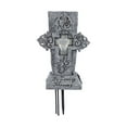 Holloyiver Solar Cemetery Grave Vase with LED for Flowers, Headstones