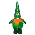 thumbnail image 1 of Holloyiver St.Patrick's Day Gnomes Plush, Elf Dwarf Home Household Decor Green Shamrock Trefoil Hat Handmade Scandinavian Dwarf Collective Figurine for Holiday Home Decoration, 1 of 4