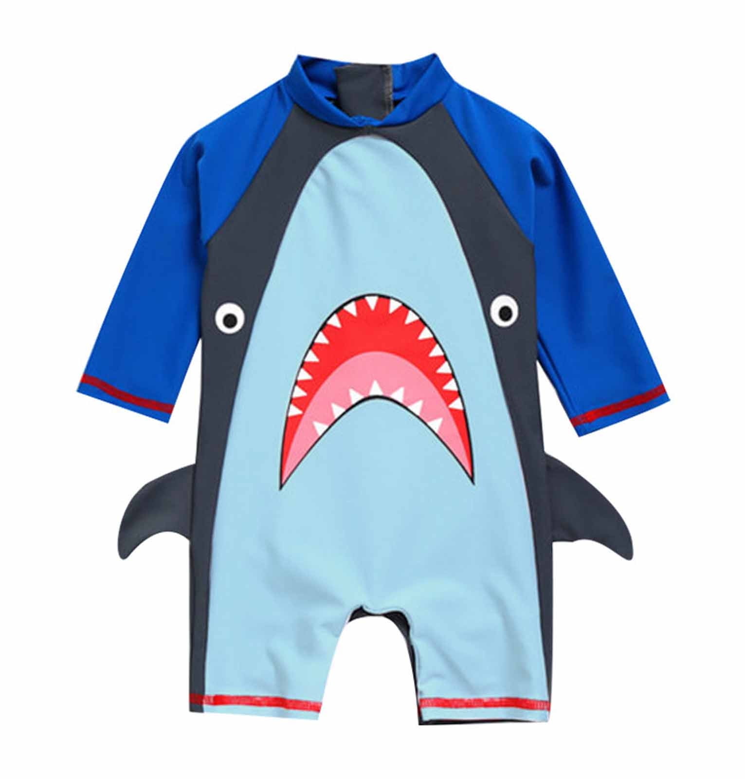 Holloyiver Swim Suit for Toddler Rash Guard Baby Swimwear Long Sleeve