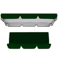 thumbnail image 1 of Holloyiver Swing Canopy Replacement Cover & 3 Swing Seat Cover, Universal Patio Swing Cover, Waterproof Replacement Canopy Top Cover for Garden Swing Chair Patio Hammock, Green, 1 of 6