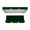 thumbnail image 1 of Holloyiver Swing Canopy Replacement Cover & 3 Swing Seat Cover, Universal Patio Swing Cover, Waterproof Replacement Canopy Top Cover for Garden Swing Chair Patio Hammock, Green, 1 of 6