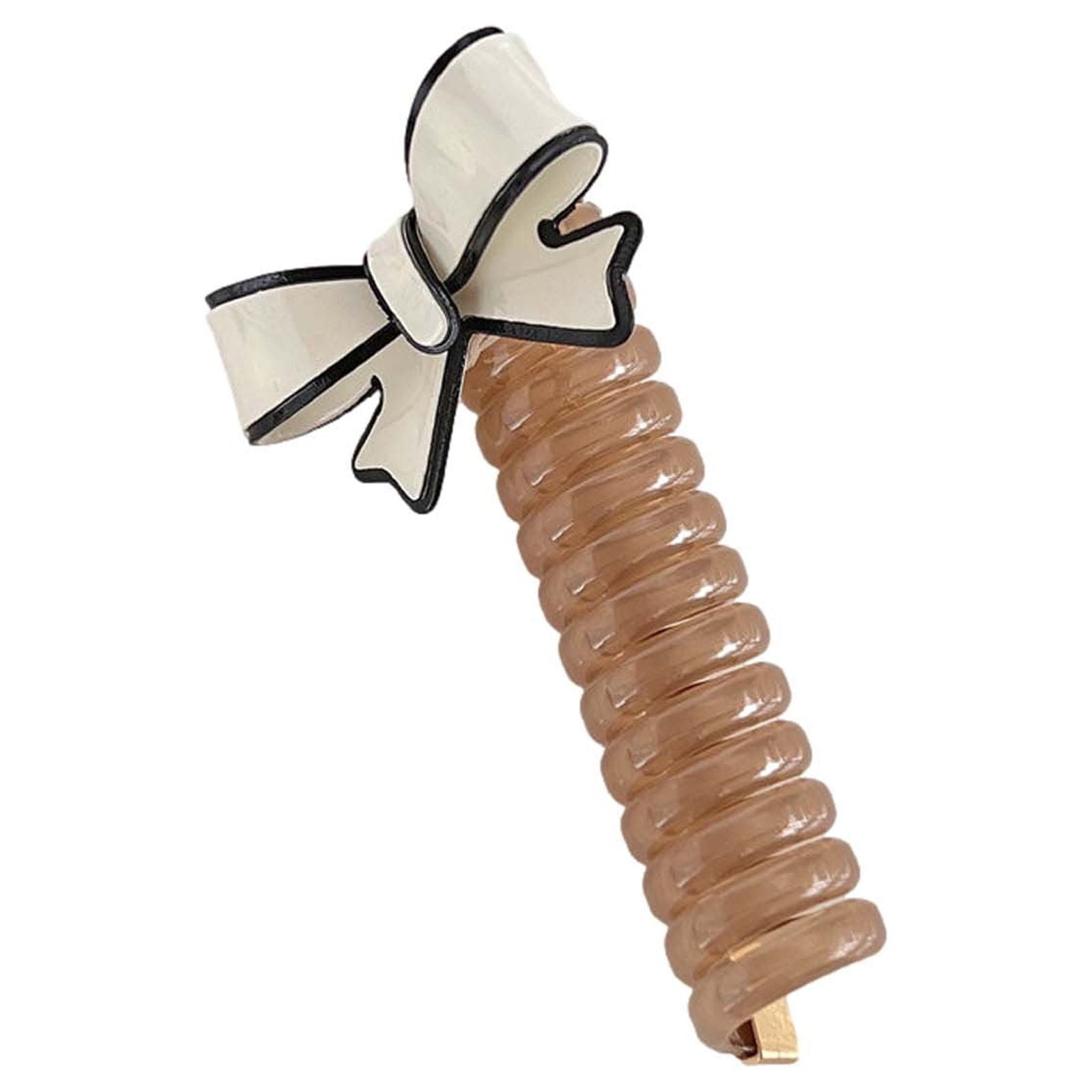 Holloyiver Telephone Wire Hair Bands for Kids, Spiral Hair Ties Phone