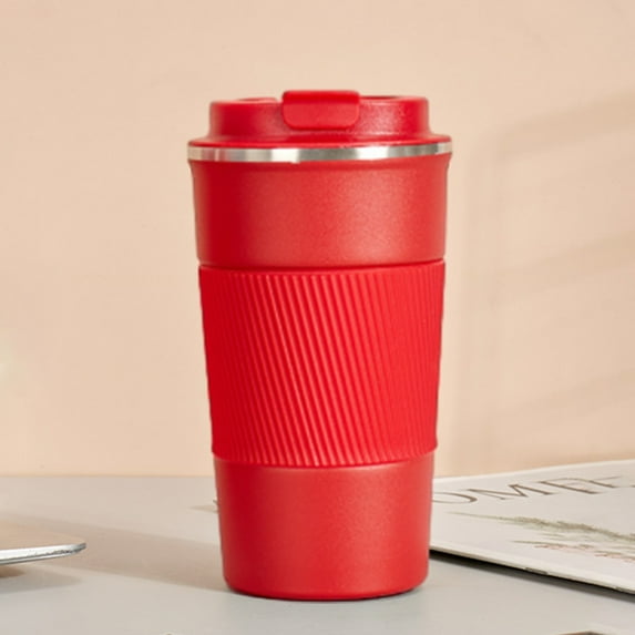 Holloyiver Travel Coffee Mug Spill Proof 12oz, Insulated Coffee Cup, Coffee Tumbler, Reusable Coffee Cups with Seal Lid, Vacuum Stainless Steel Coffee Travel Mug to Go for Hot/Ice Coffee Tea