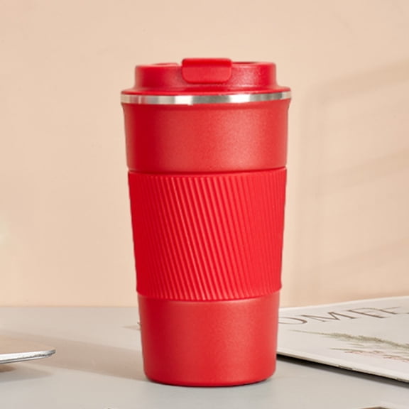 Holloyiver Travel Coffee Mug Spill Proof 12oz, Insulated Coffee Cup, Coffee Tumbler, Reusable Coffee Cups with Seal Lid, Vacuum Stainless Steel Coffee Travel Mug to Go for Hot/Ice Coffee Tea