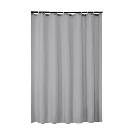 Holloyiver Waterproof Fabric Shower Curtain Liner Washable, Cloth Shower Curtain Liner with Magnets, Gray Shower Liner Soft Fabric, Lightweight Shower Curtain Liner, 47.2x70.9 Inches