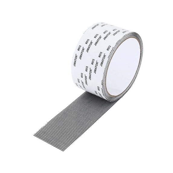 Holloyiver Window Screen Repair Tape, 2 In X 6.6 Ft Screen Tape Mesh Repair for Screen and Screen Door Tears Holes, Strong Adhesive Fiberglass Covering Screen Repair Tape Kit (Black)