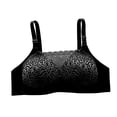 thumbnail image 1 of Holloyiver Women's T Shirt Bra, Demi Cup, Smoothing, Lightly Lined，Full Coverage ，Wireless，Bra., 1 of 3
