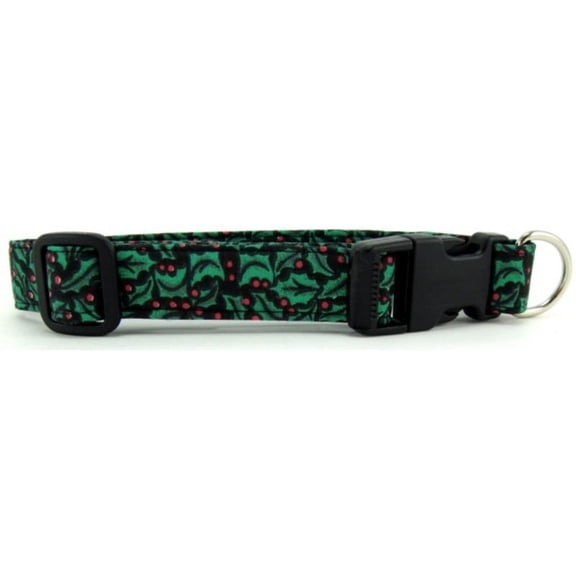 Holly Berries Dog Collar - Size - Mini