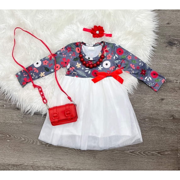 Holly Berry Tulle Dress