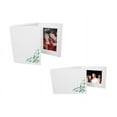 thumbnail image 1 of (25 pack) Holly Holiday Foil on White Cardboard Photomount Folder 4x6 frame - 4x6, 1 of 1