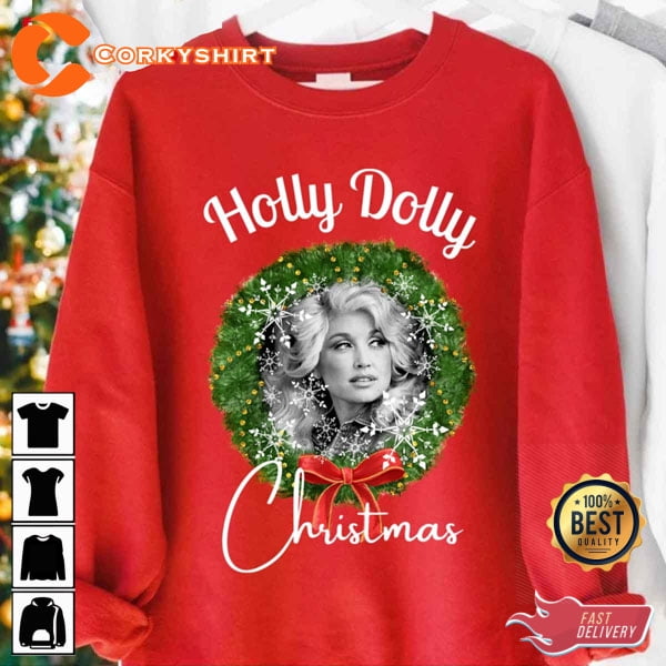 Dolly parton christmas sweatshirt hotsell