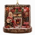 thumbnail image 1 of Holly Dolly Christmas Tree Ornaments Christmas Decor Pink Dolly Ornaments FigurinesCountry Music Xmas Ornaments for Christmas Tree, 1 of 4