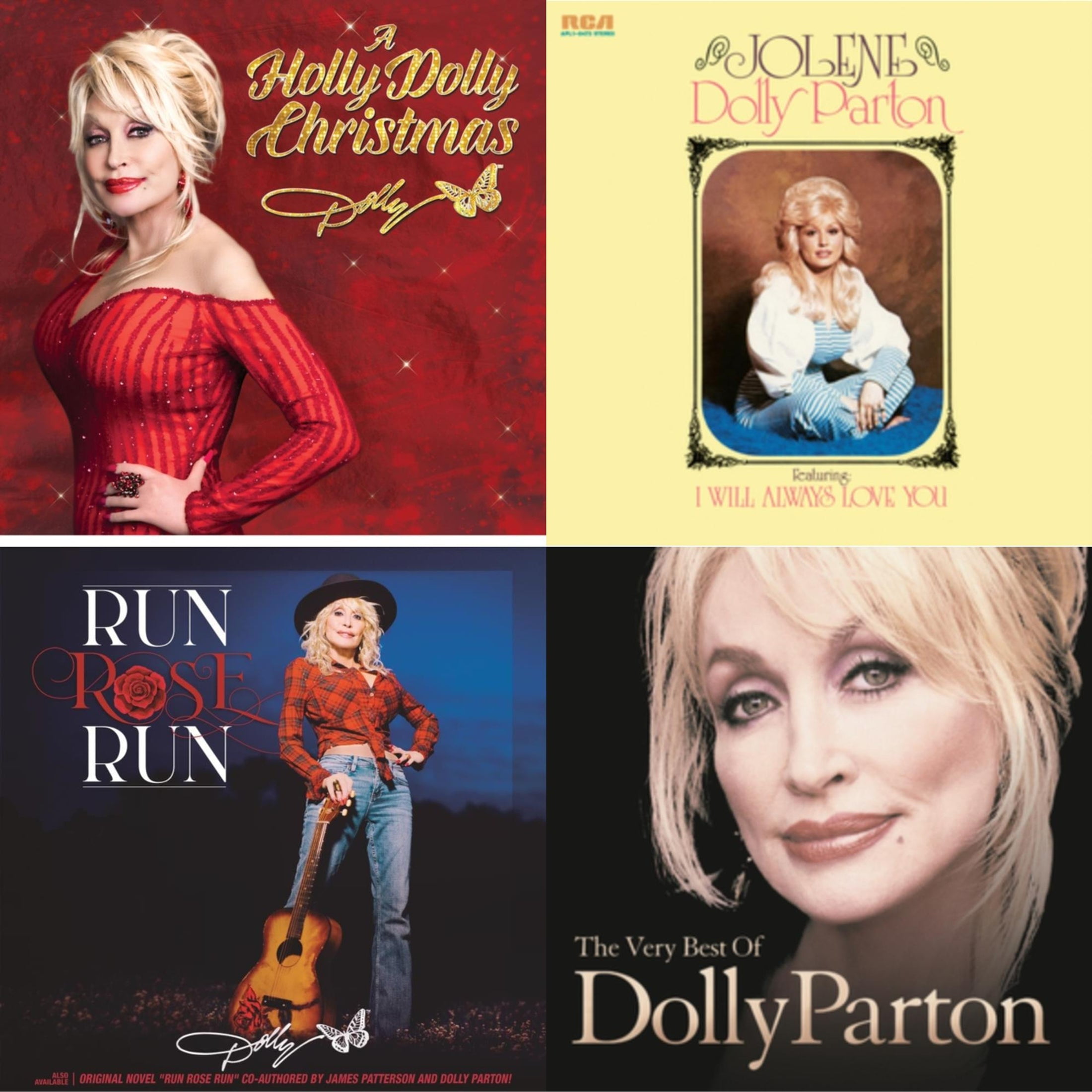 Holly Dolly Christmas (Ultimate Deluxe Edition) & Jolene (140G/Dl Insert) & Run Rose Run & Very Best Of Dolly Parton (2LP)