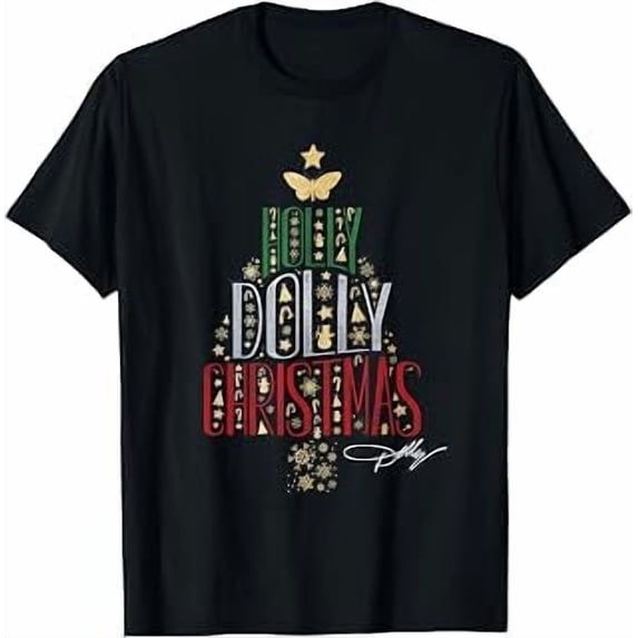 Holly Dolly Country Christmas Holiday T-Shirt