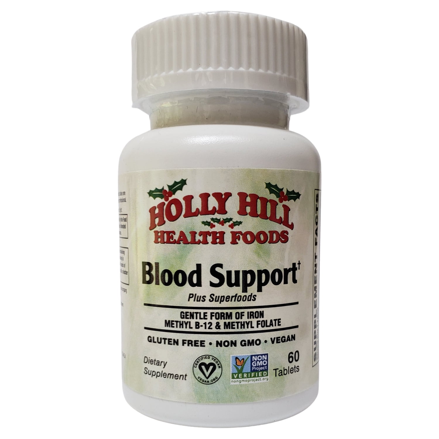 Holly Hill Health Foods Blood Support plus Superfoods, 60 Tablets