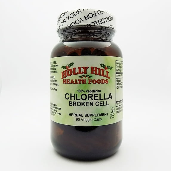 Holly Hill Health Foods, Chlorella, 90 Vegetarian Capsules