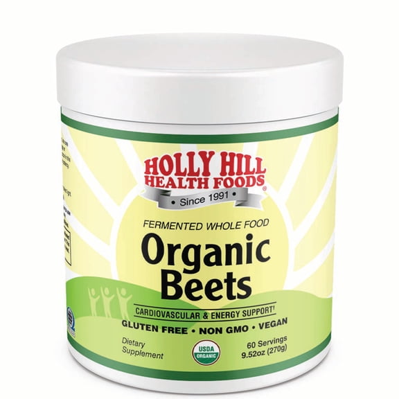 Holly Hill Health Foods Fermented Whole Food Organic Beets, 9.52 Ounces