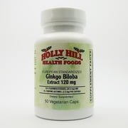 Holly Hill Health Foods, Ginkgo Biloba 120 MG, 50 Capsules