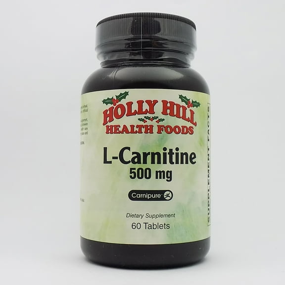 Holly Hill Health Foods, L-Carnitine 500 MG, 60 Tablets