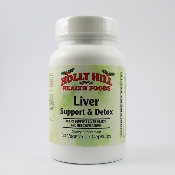 Holly Hill Health Foods, Liver Support & Detox, 60 Vegetarian Capsules