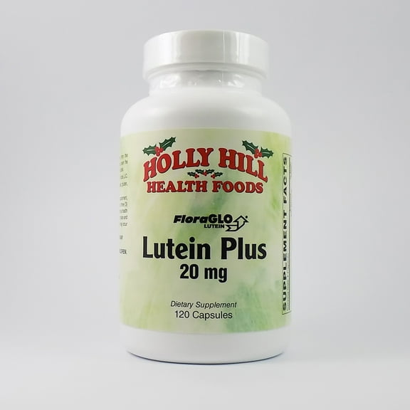 Holly Hill Health Foods, Lutein Plus For Vision Support With FloraGLO, 120 Capsules
