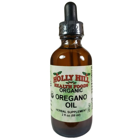 Holly Hill Health Foods Organic Oregano Oil, 2 Fluid Ounces