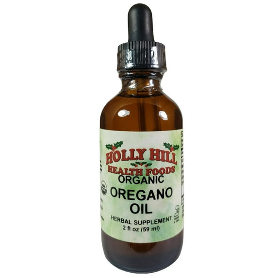 Holly Hill Health Foods Organic Oregano Oil, 2 Fluid Ounces