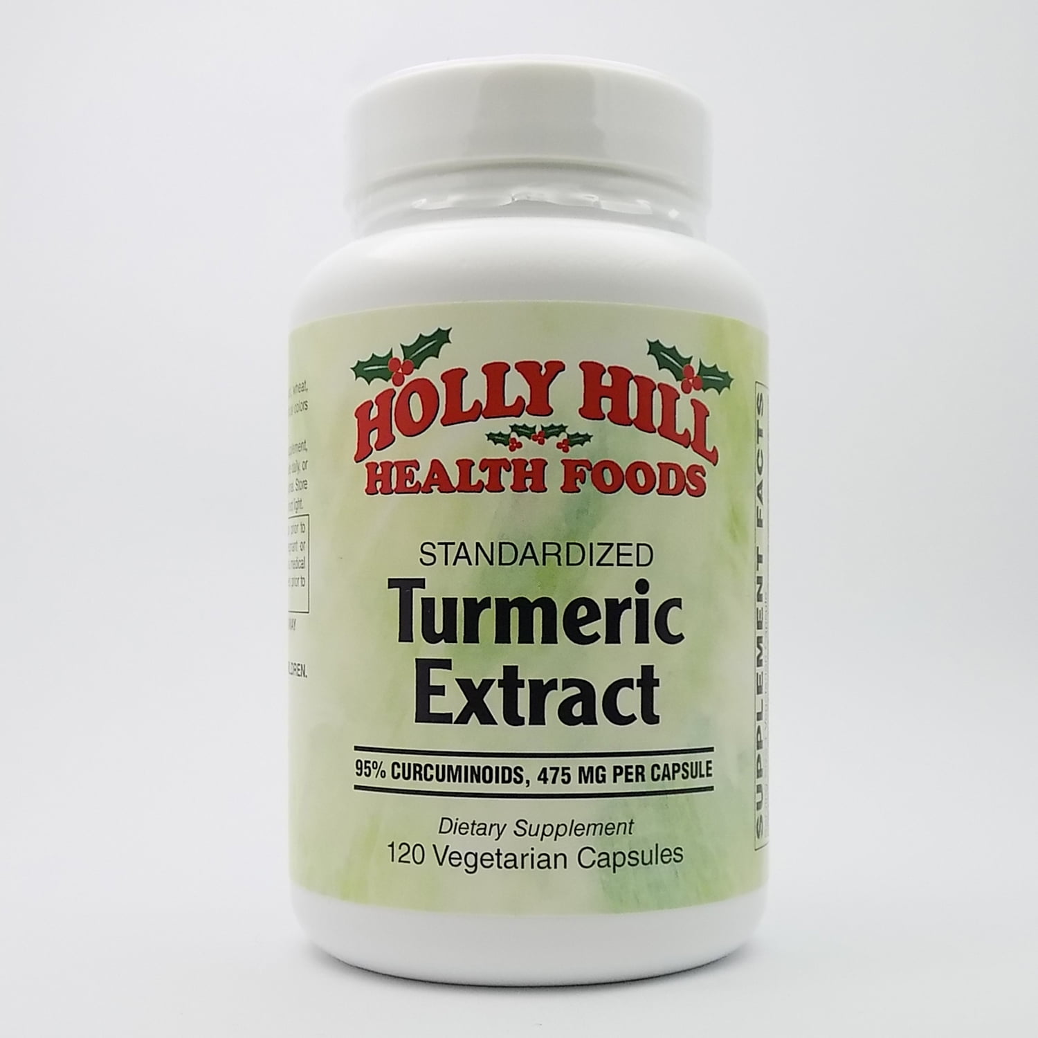 Holly Hill Health Foods, Standardized Turmeric Extract, 120 Vegetarian Capsules