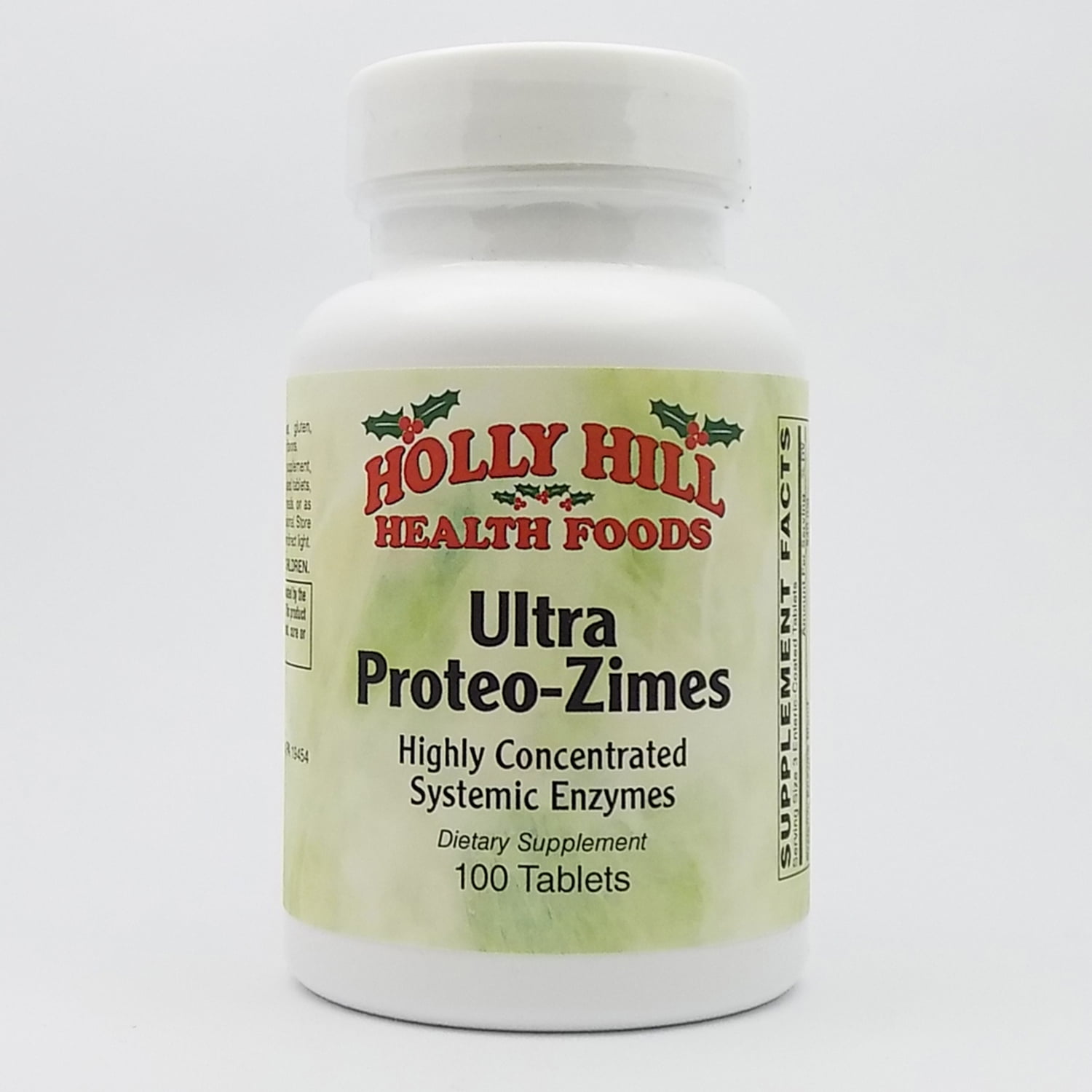 Holly Hill Health Foods Proteo-Zimes Systemic Enzyme Tablets, 100