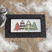 Sassafras Holly Homestead Trees Front Door Mat Indoor Outdoor 22"x10"