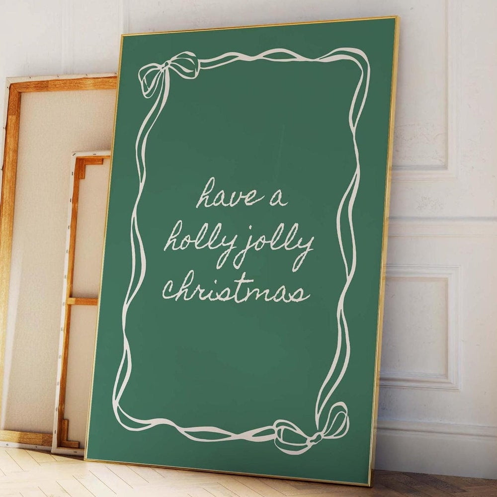 Holly Jolly Christmas Wall Art - Holly Jolly Christmas Wall Art Trendy Christmas Quote Print Holiday Wall Art Cute Coquette Christmas Print NO FRAMED POSTER 2b68d66b Baea 4dd7 A0c8 A7b1025349b8.9baa59bb88eb96fce2623de654d55e22 