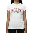 thumbnail image 1 of Holly Jolly - Festive Christmas Tee, 1 of 4
