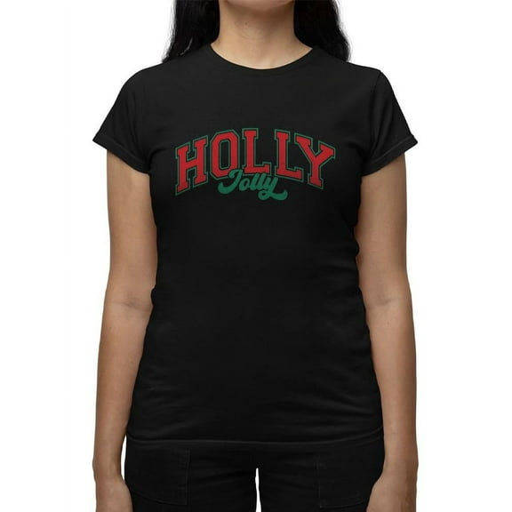 Holly Jolly - Festive Christmas Tee