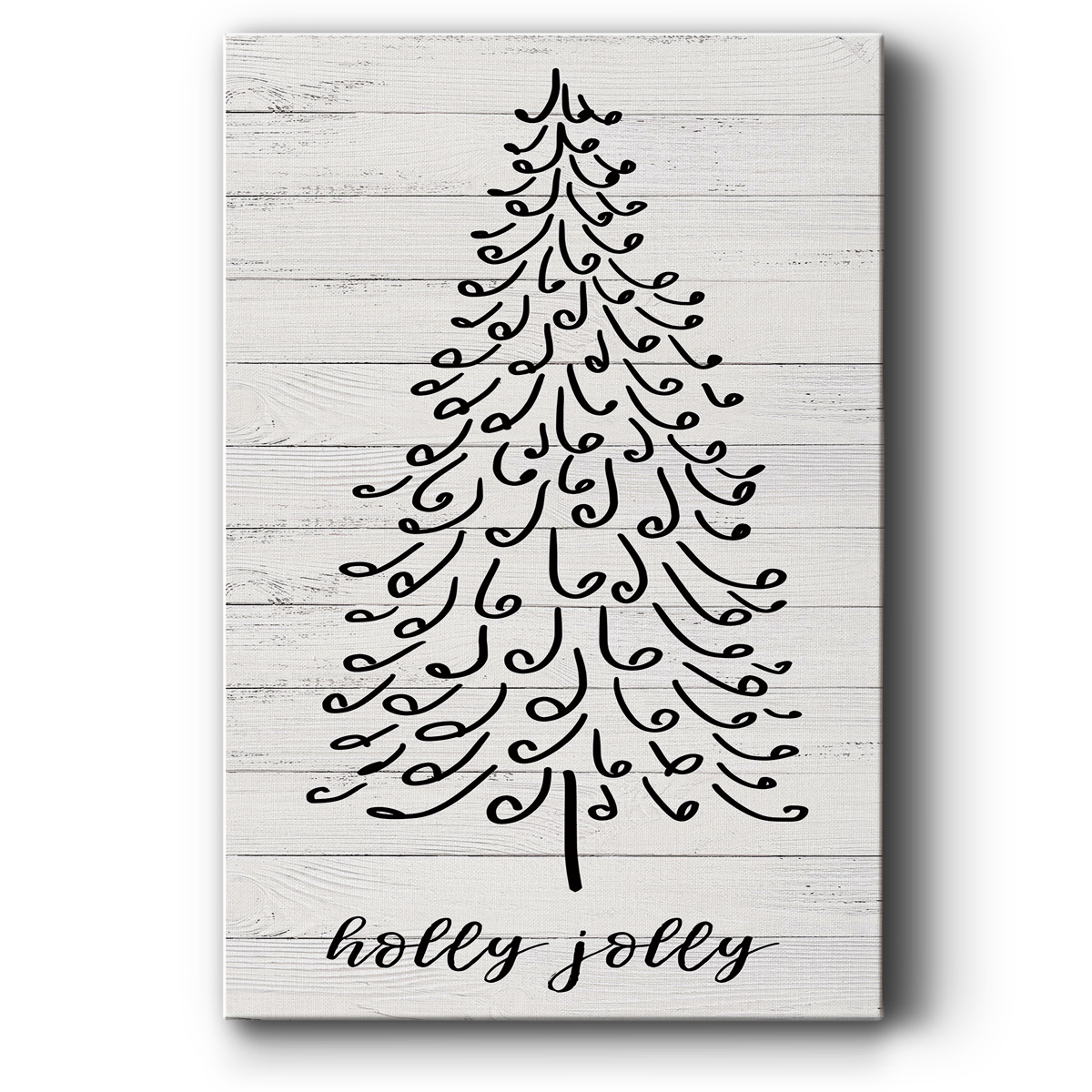 Holly Jolly- Gallery Wrapped Canvas