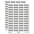 thumbnail image 1 of Holly Jolly Good Work Christmas Santa Teacher Student School Sticker Set - White - Gloss Finish - 1.25" Mini, 1 of 7