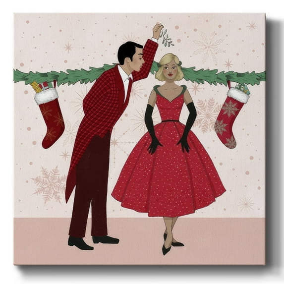 Holly Jolly Holiday III- Gallery Wrapped Canvas