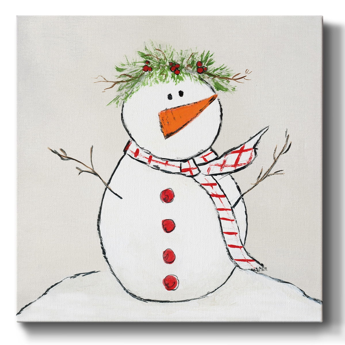 Holly Jolly II- Gallery Wrapped Canvas