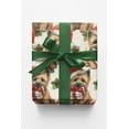 thumbnail image 1 of London Penny Premium Wrapping Paper - Holly Jolly Paws, 1 of 4